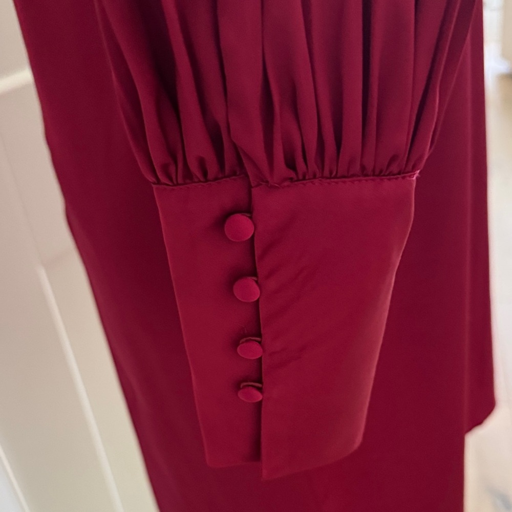 Elegant Raspberry Dress - Picture 3 of 5